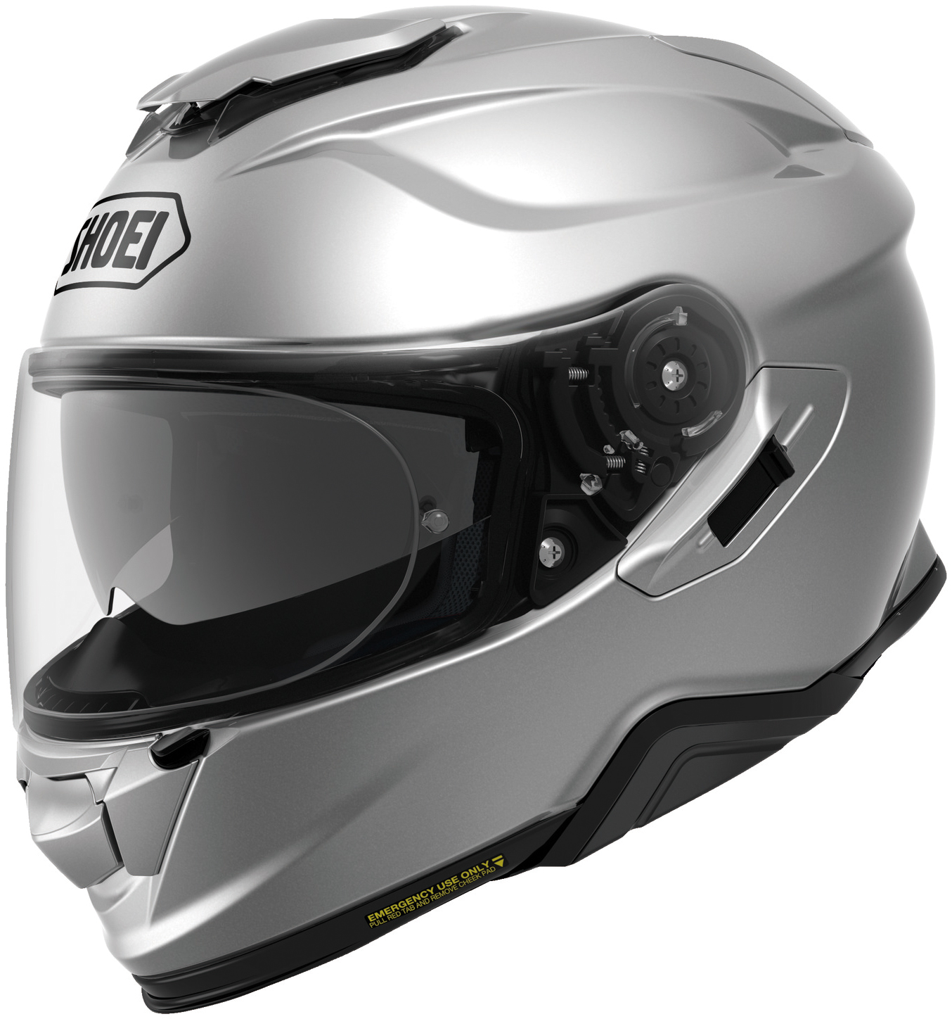 GT-Air 2 Light Silver Full-Face Motorcycle Helmet Large - Click Image to Close