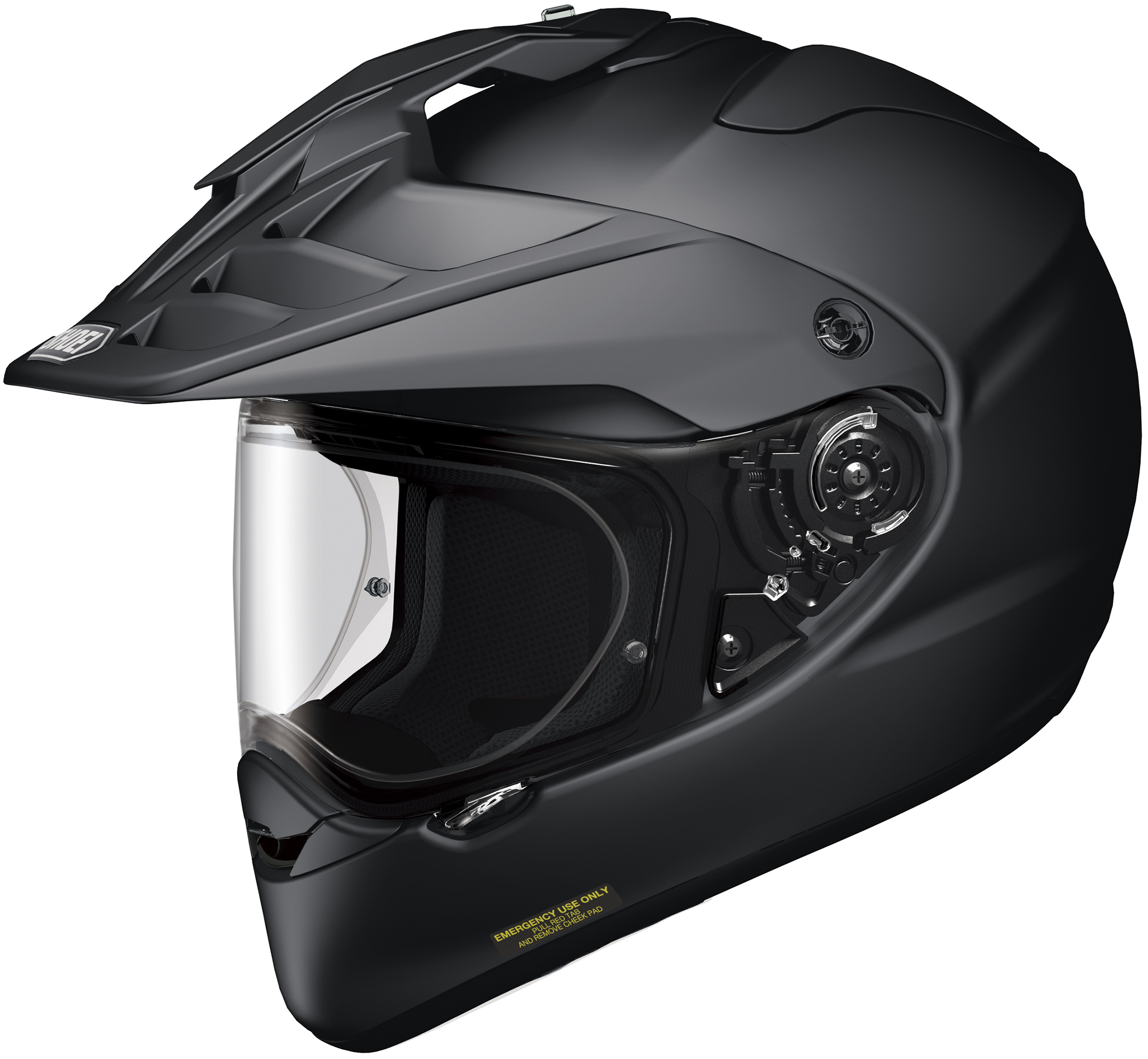 Hornet X2 Matte Black Dual-Sport Helmet Medium - Click Image to Close