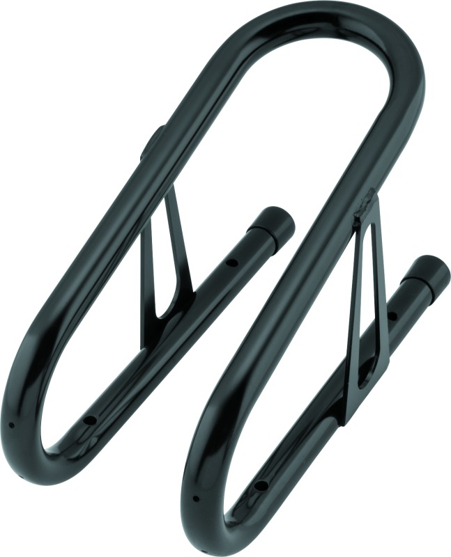 BikeMaster 3-1/2in Wheel Chock Black - Black 3.5 inch wheel chock for motorcycle use - Click Image to Close