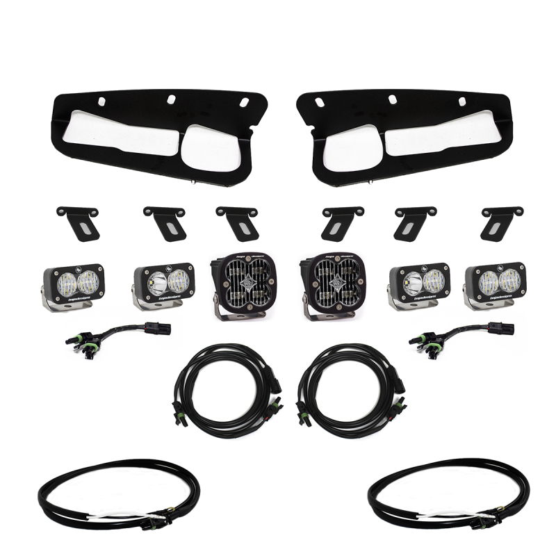 Baja Designs Clear SAE Fog Pocket Kit w/Upfitter Fits 2021+ Ford Bronco - Click Image to Close