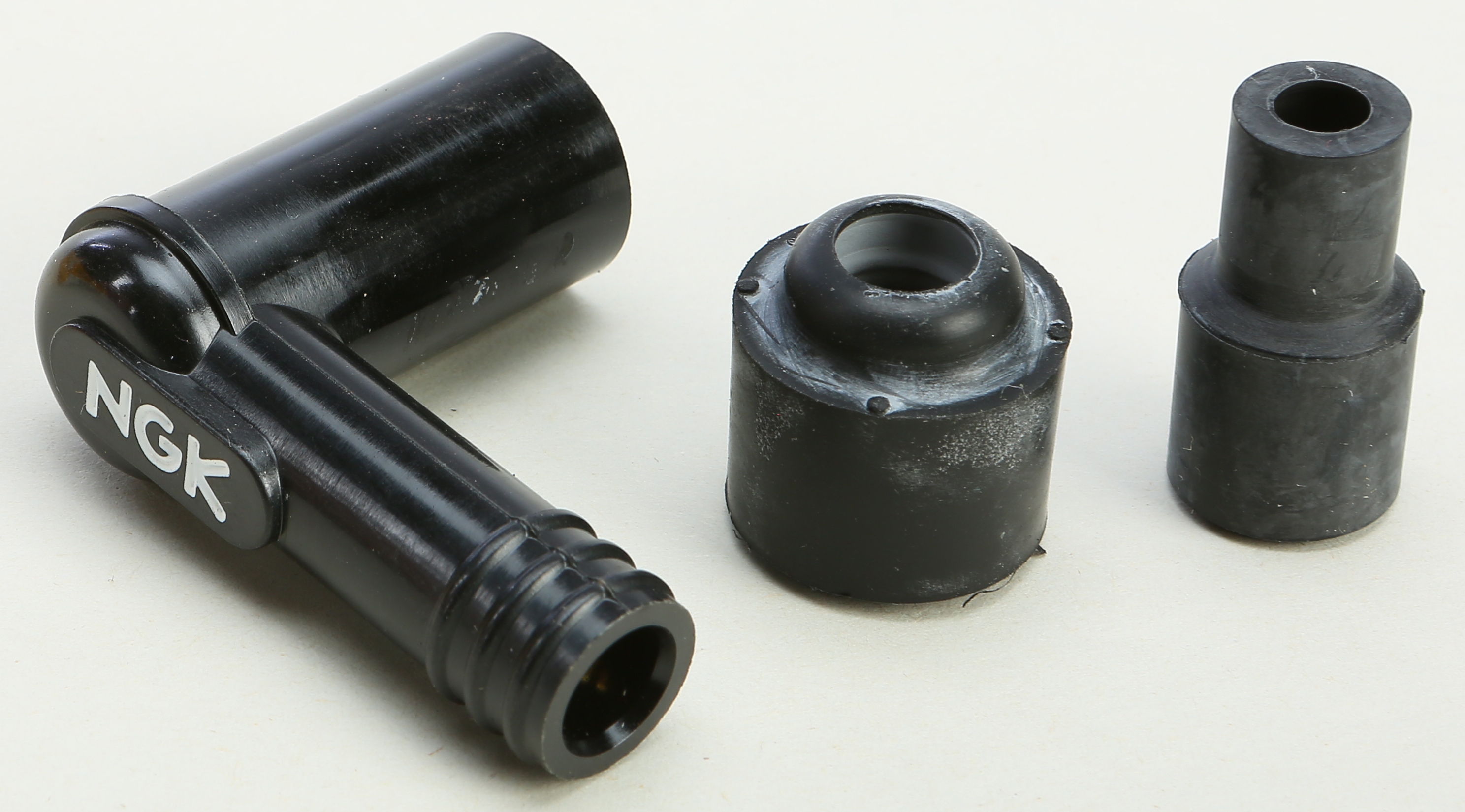 NGK LD05FP Spark Plug Resistor Cap 90 Degree Elbow - Fits various Suzuki, Kawasaki, and Honda models - Click Image to Close