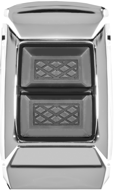 Kuryakyn Enygma Chrome Brake Pedal Pad For FL Touring Models - Click Image to Close