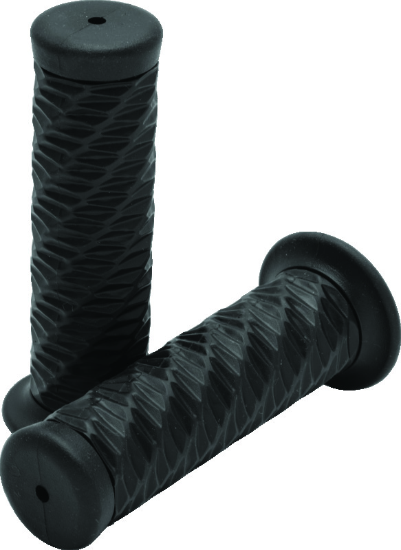 Bikers Choice Spiral Grip 1In Black - Click Image to Close