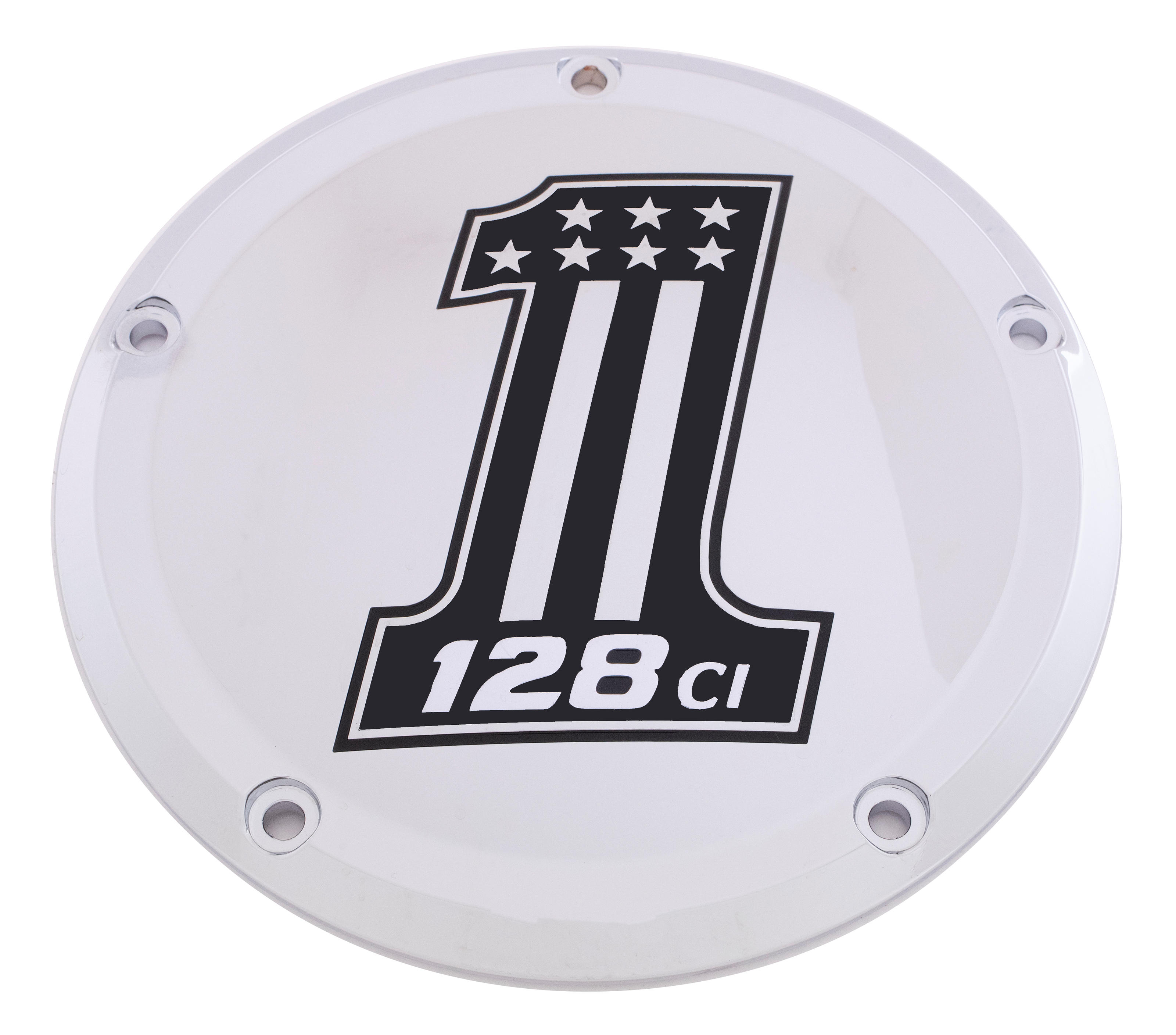 Custom Engraving 6" M8 Softail Derby Cover Chrome For Harley 2018-2022 - Chrome derby cover for Harley M8 Softail 2018-2022 - Click Image to Close
