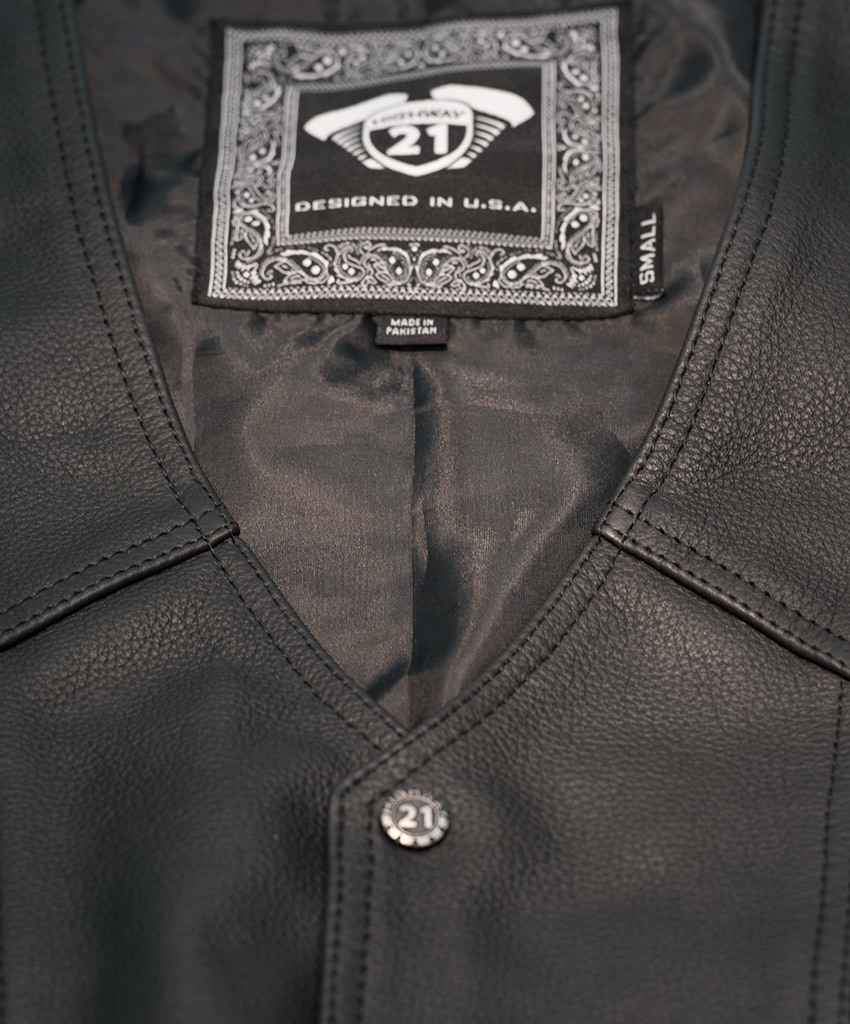 Six Shooter Vest Black Large - Click Image to Close