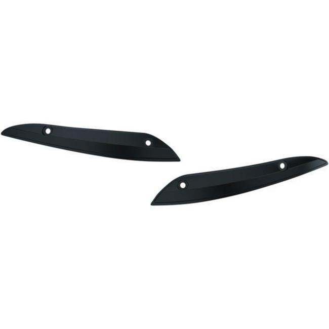 Kuryakyn Windshield Side Trims Gloss Black Fits Road Glide - Click Image to Close