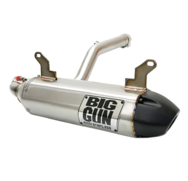 Big Gun EXO Stainless Slip-On Exhaust Fits 15-16 Can-Am Outlander L 450/DPS - Click Image to Close