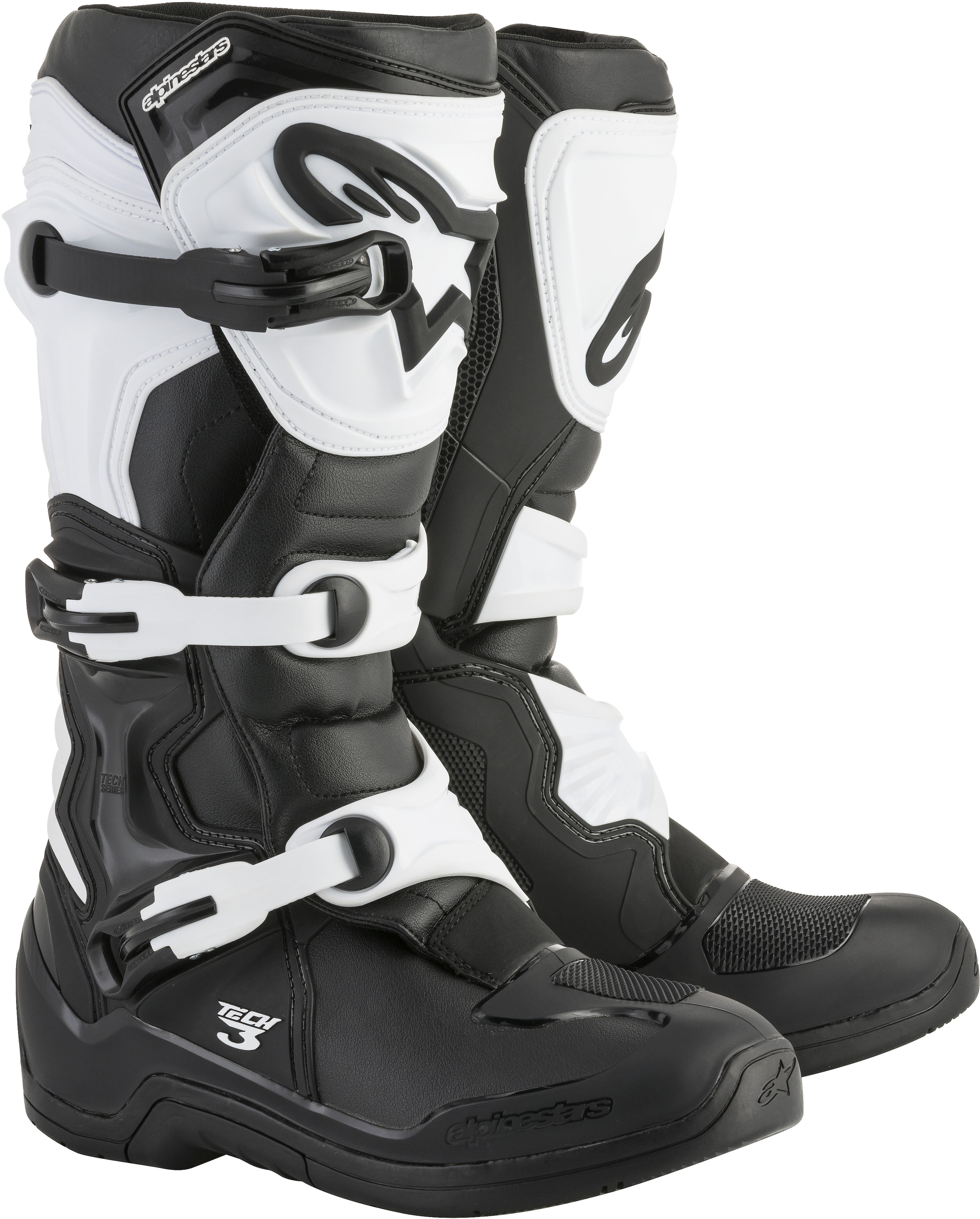 Tech 3 Boots Black/White Size 5 - Click Image to Close