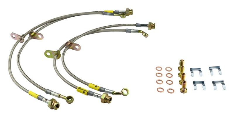 Goodridge G-STOP SS Braided Brake Line Kit Fits 10-15 Camaro SS - Click Image to Close