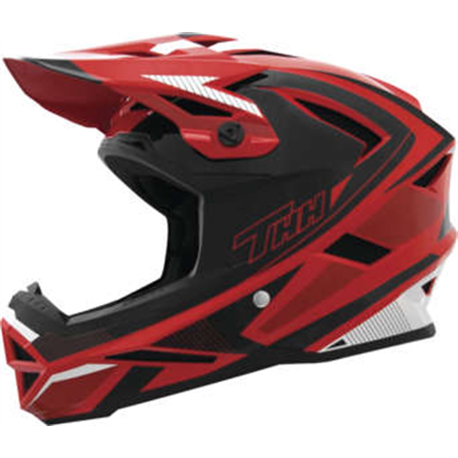 THH T-42 BMX Acceler Helmet Red/White Medium - Click Image to Close