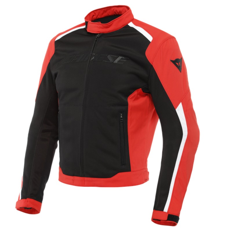Dainese Hydraflux 2 Air D-Dry Jacket Black Lava Red Size 60 - Textile riding jacket with waterproof liner, size 60 - Click Image to Close
