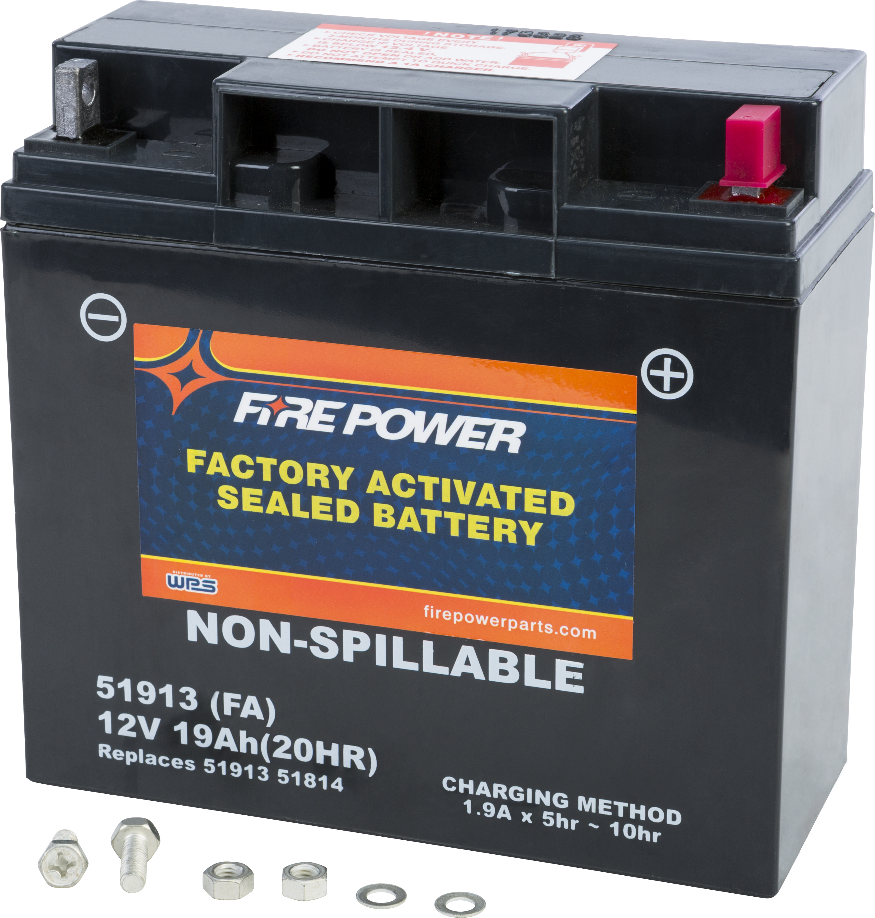 Factory Activated Sealed Battery - Replaces 51913 - Click Image to Close