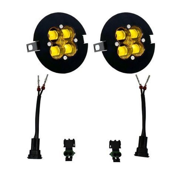 Baja Designs Amber Fog Light Kit for Ford/Toyota F-150/Tundra/Tacoma - Click Image to Close
