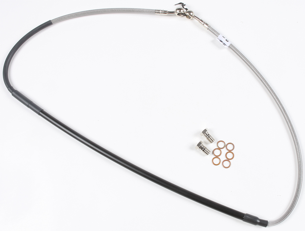 Stainless Steel Front Brake Line Kit - For 05-08 Suzuki RM250 RM125 - Click Image to Close