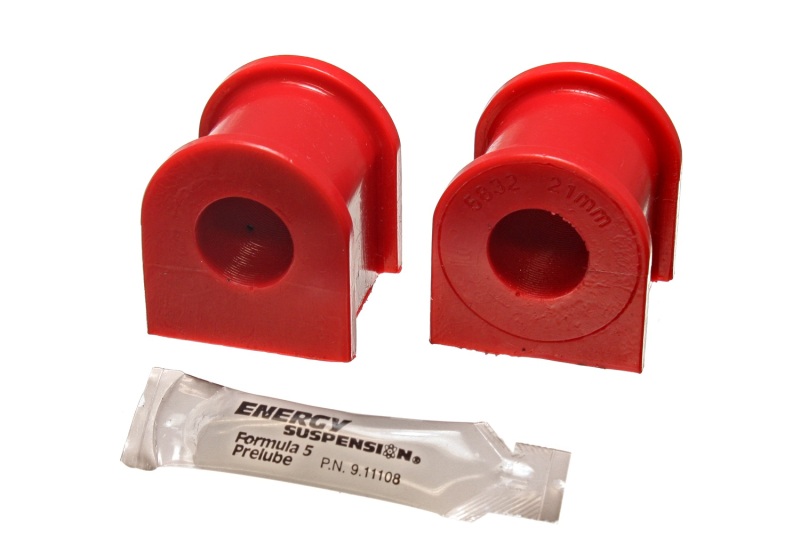 Energy Suspension Red 21mm Front Sway Bar Bushing Set Fits 05-07 Scion tC - Click Image to Close