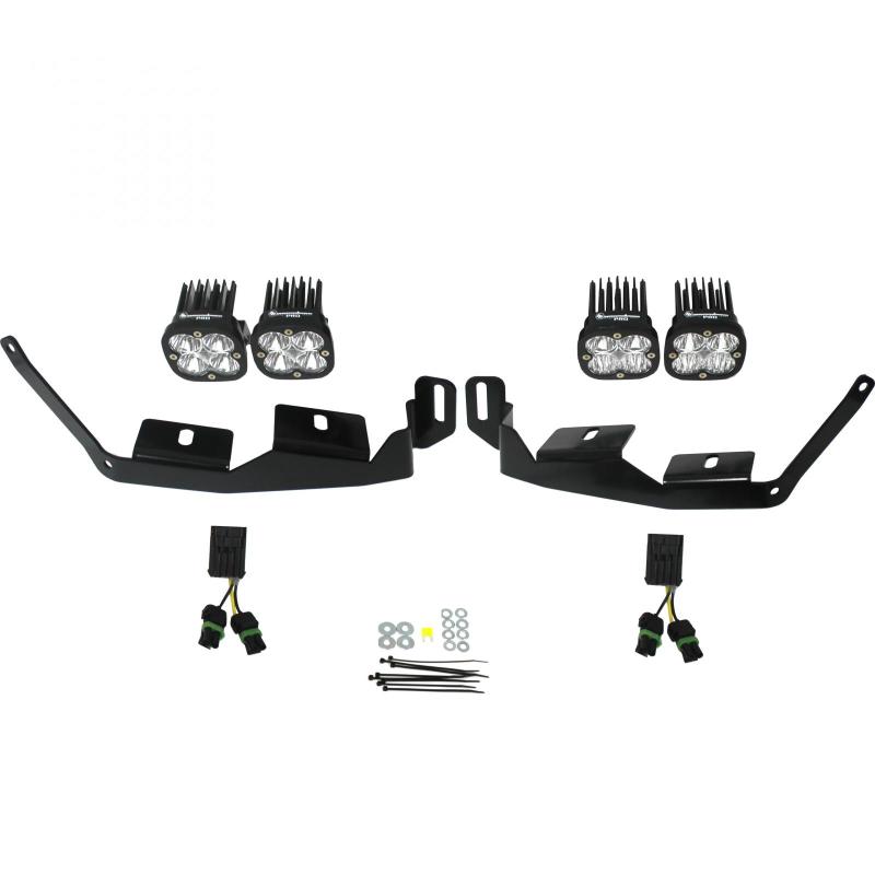Baja Designs Headlight Kit Black/Clear Fits 2014+ RZR XP1000/RS1 Pro - Click Image to Close