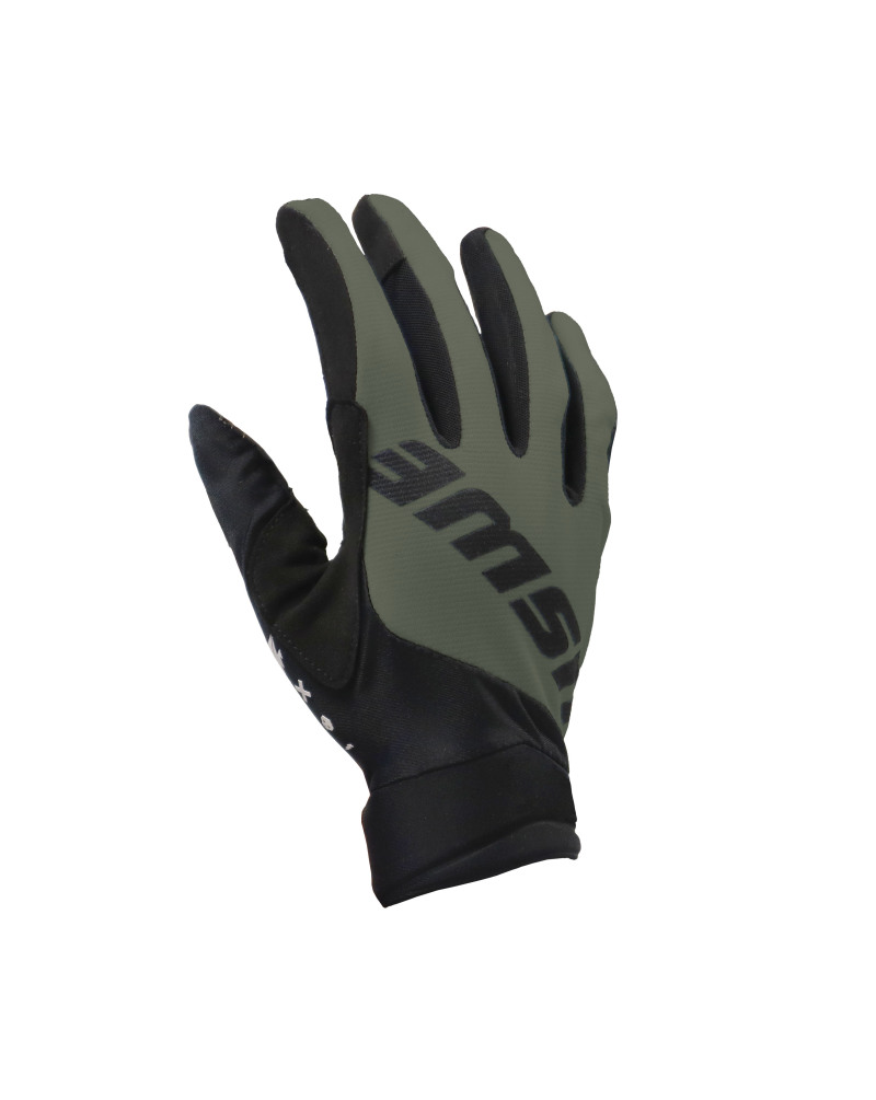 USWE No BS Off-Road Glove Olive Green - Medium - High-performance off-road glove - Click Image to Close