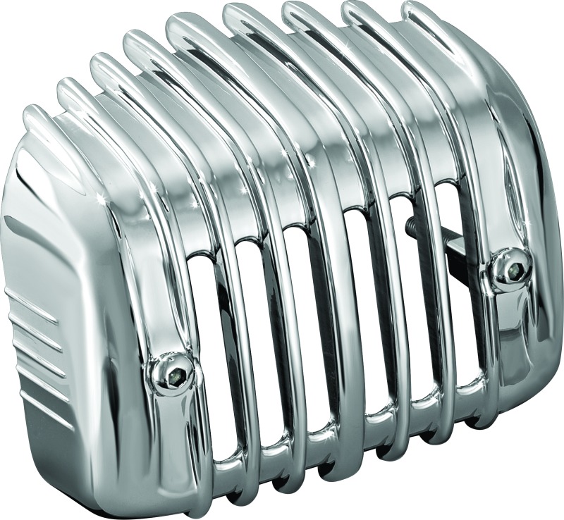 Kuryakyn Regulator Cover Chrome For 2001-2017 Harley Softail - Chrome regulator cover For 01-17 Harley Softail - Click Image to Close