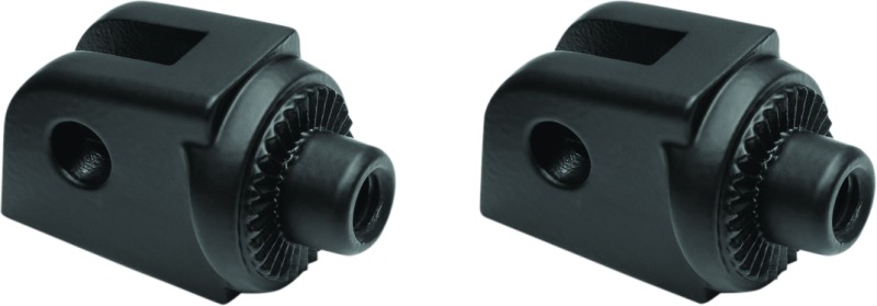 Kuryakyn Splined Adaptor Black Pair - Click Image to Close