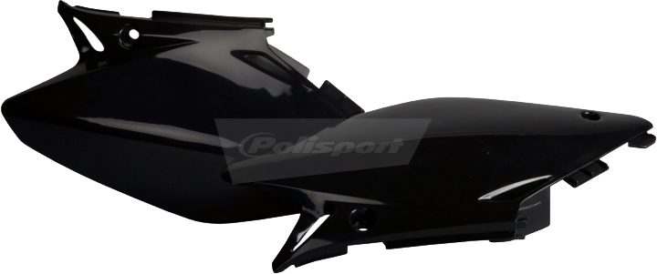 Side Number Plates - Black - For 02-07 Honda CR125R - Click Image to Close