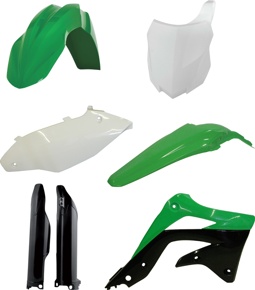 Full Plastic Kit - Green - For 13-15 Kawasaki KX450F - Click Image to Close