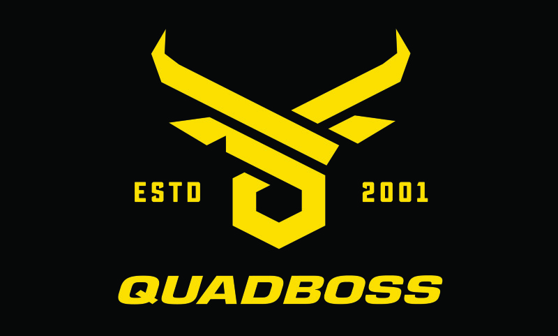 QuadBoss 3x5 Pole Flag Yellow/Black - 3x5 Pole Flag in Yellow/Black by QuadBoss - Click Image to Close