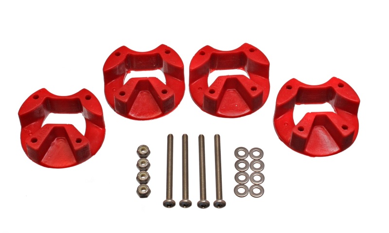 Energy Suspension Red Motor Mount Inserts 5.1109R For 03-05 Dodge SRT4 - Click Image to Close