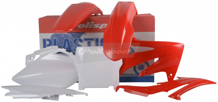 Plastic Kit - Original Red - For 05-06 Honda CRF450R - Click Image to Close