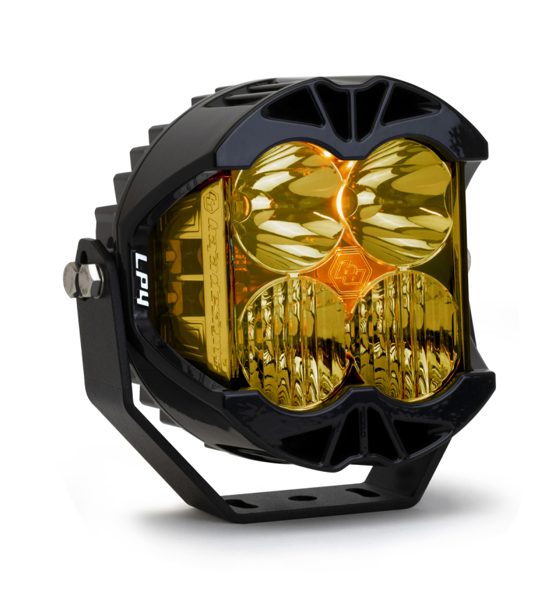 Baja Designs LP4 Pro Driving/Combo LED Light Amber Black Housing - Click Image to Close