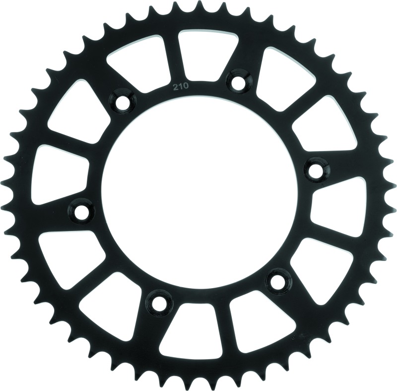 BikeMaster Rear Steel Sprocket 520 49T Black - Rear 520 49T steel sprocket in black finish - Click Image to Close