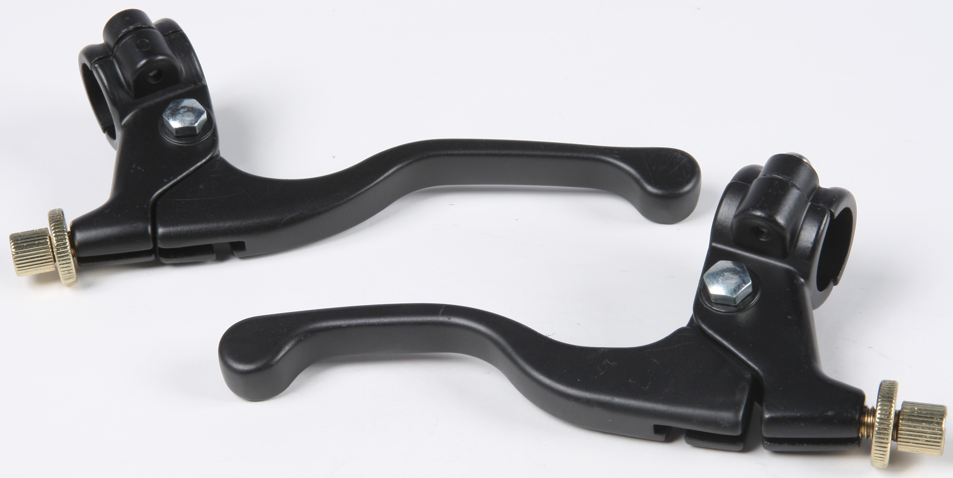 Fire Power Competition Lever Set Black Short Universal - Matte black short brake and clutch lever set - Click Image to Close