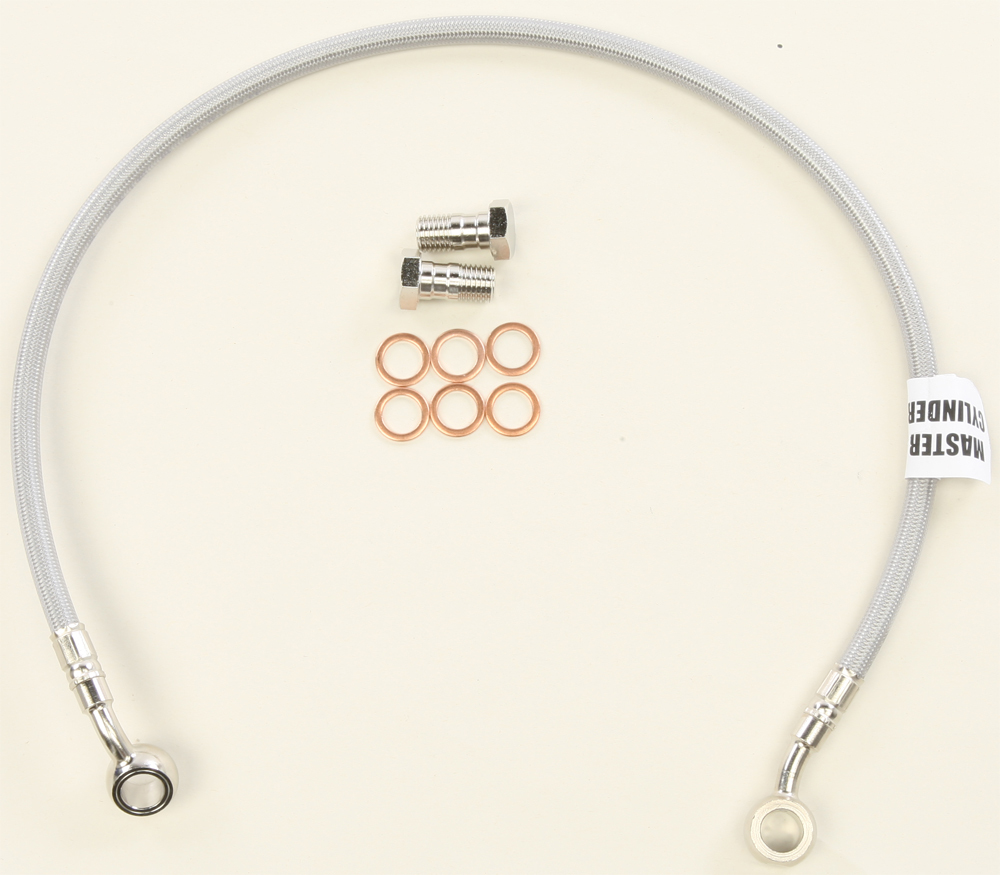 Stainless Steel Rear Brake Line Kit - For 15-17 Yamaha FZ-07 - Click Image to Close