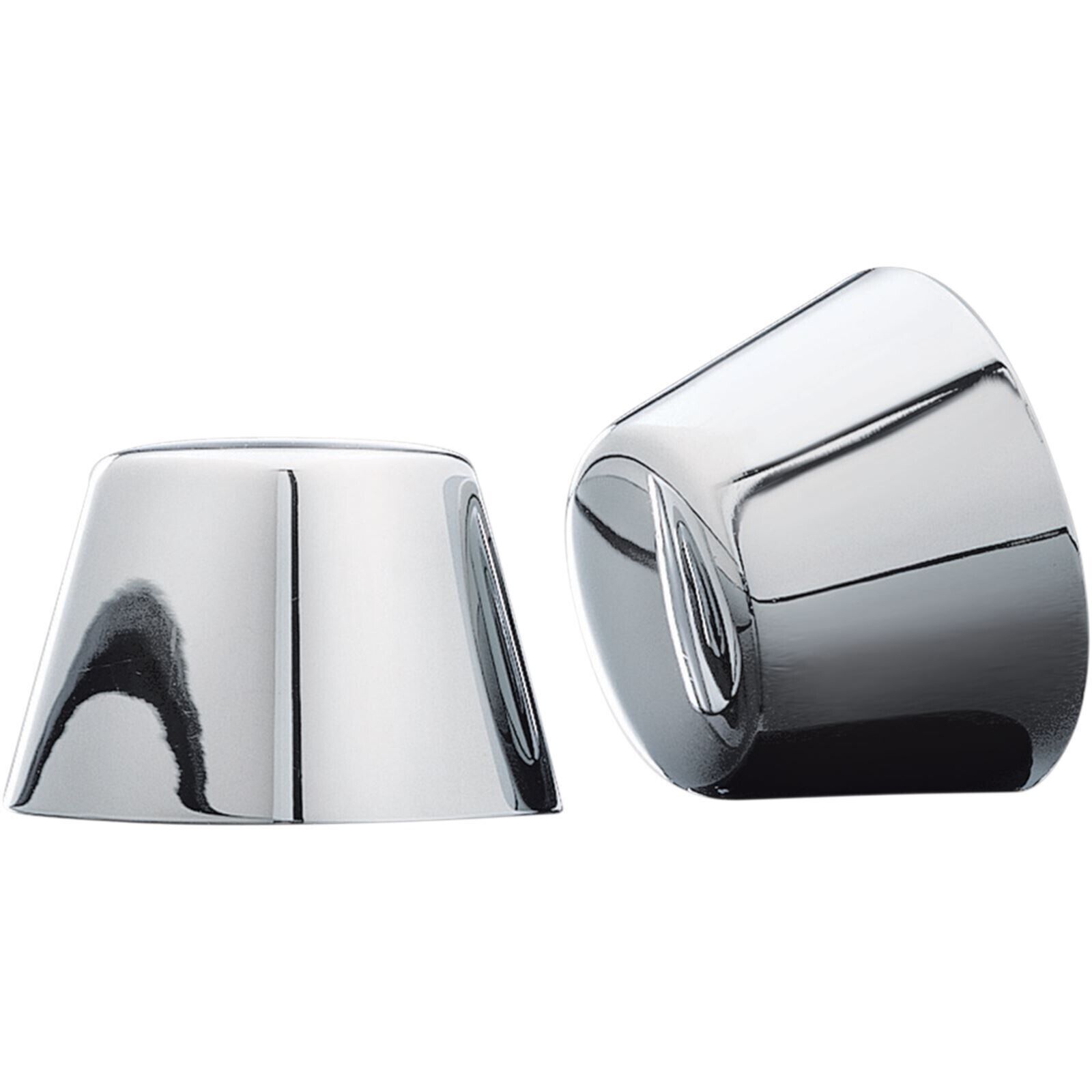 Kuryakyn Front Axle Nut Caps Chrome â€“ Pair - Click Image to Close