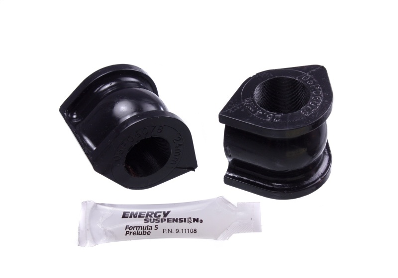 Energy Suspension 24mm Front Sway Bar Bushings Black For 06-11 Civic - Click Image to Close