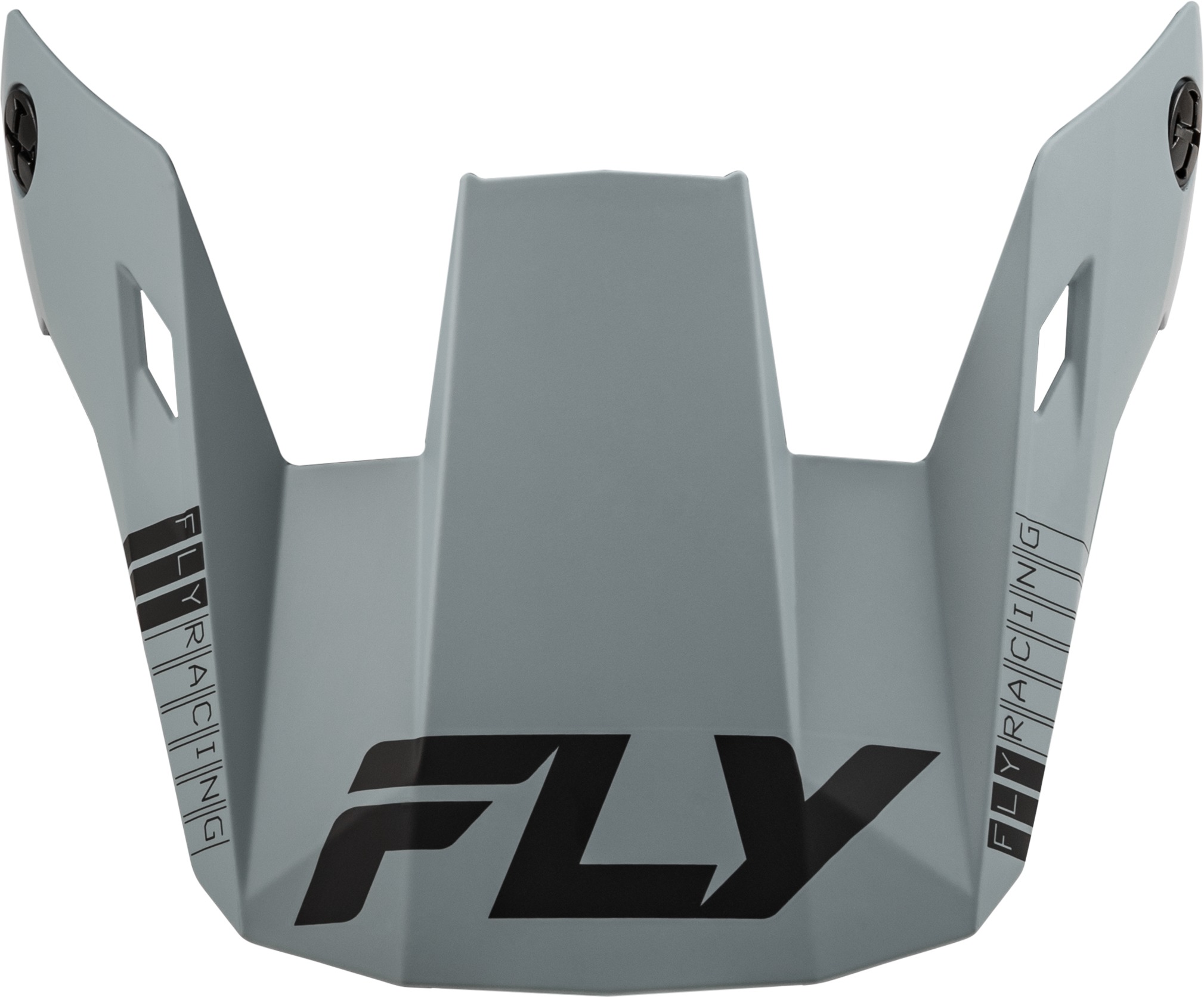 Fly Racing Rayce Helmet Visor Matte Grey XL-2X - Replacement visor for Rayce Helmet - Click Image to Close