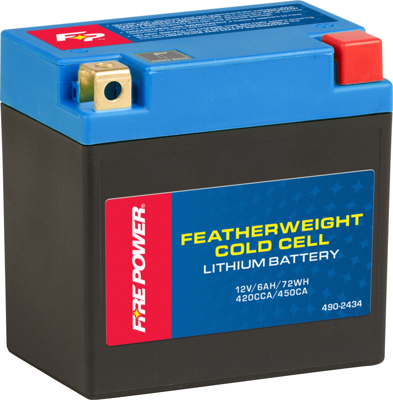 Fire Power HJ13L-FPZ Featherweight Lithium Battery 12V - 420 CCA 12V lithium battery with 72Wh capacity - Click Image to Close