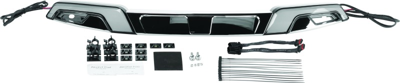 Kuryakyn Tracer Windshield Trim Chrome Fits 2014-Up FLH Models - Click Image to Close