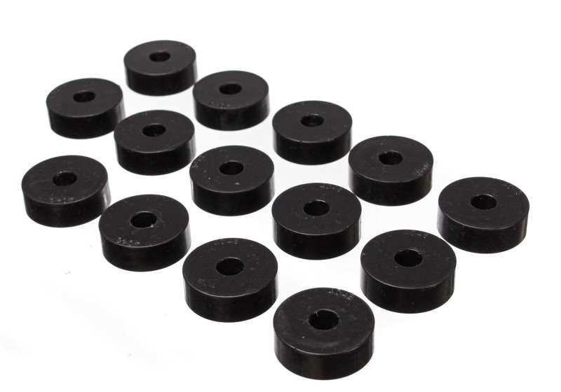 Energy Suspension Black Body Mount Set Fits 55-73 Jeep CJ5 CJ7 CJ8 Scrambler - Click Image to Close