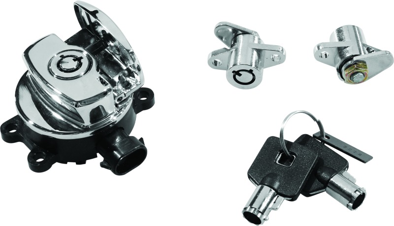 Bikers Choice Ign Switch Sddlbag Lock Kt Chr - Click Image to Close