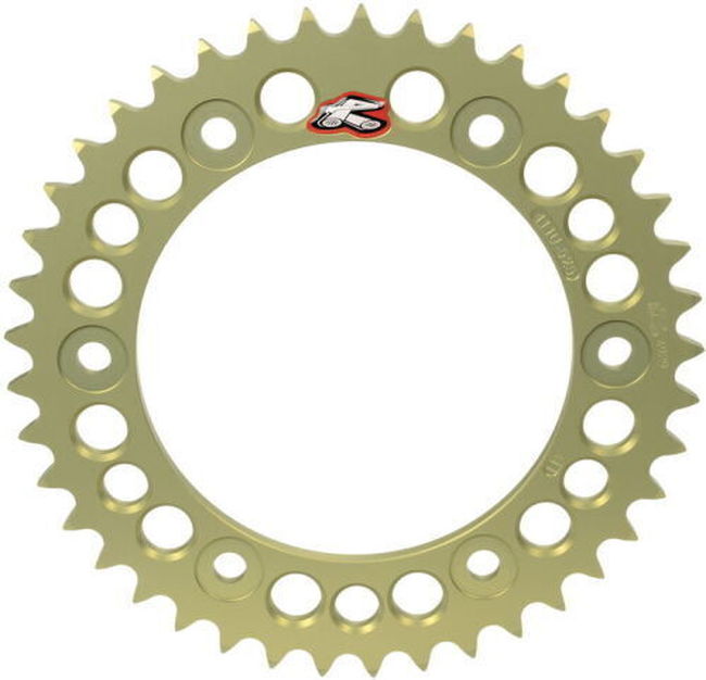 Renthal Ultralight 42T Rear Sprocket Gold Fits 04-23 KTM Adventure Models - Click Image to Close