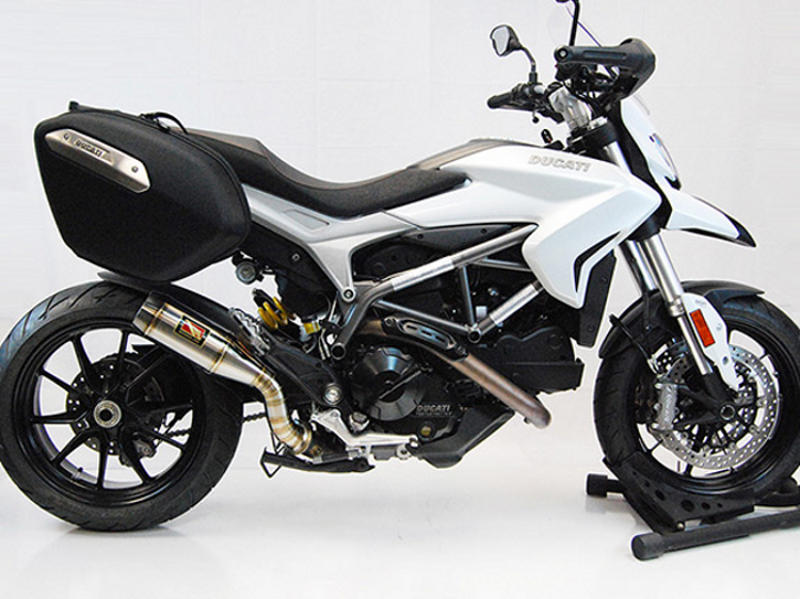 GP Slip On Exhaust - for 13-15 Ducati Hyperstrada - Click Image to Close