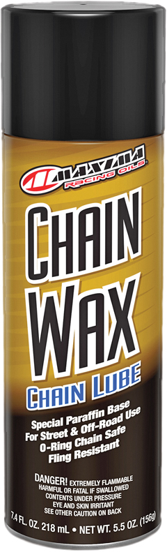 Maxima Chain Wax 13.5oz Aerosol Spray Chain Lube - Click Image to Close