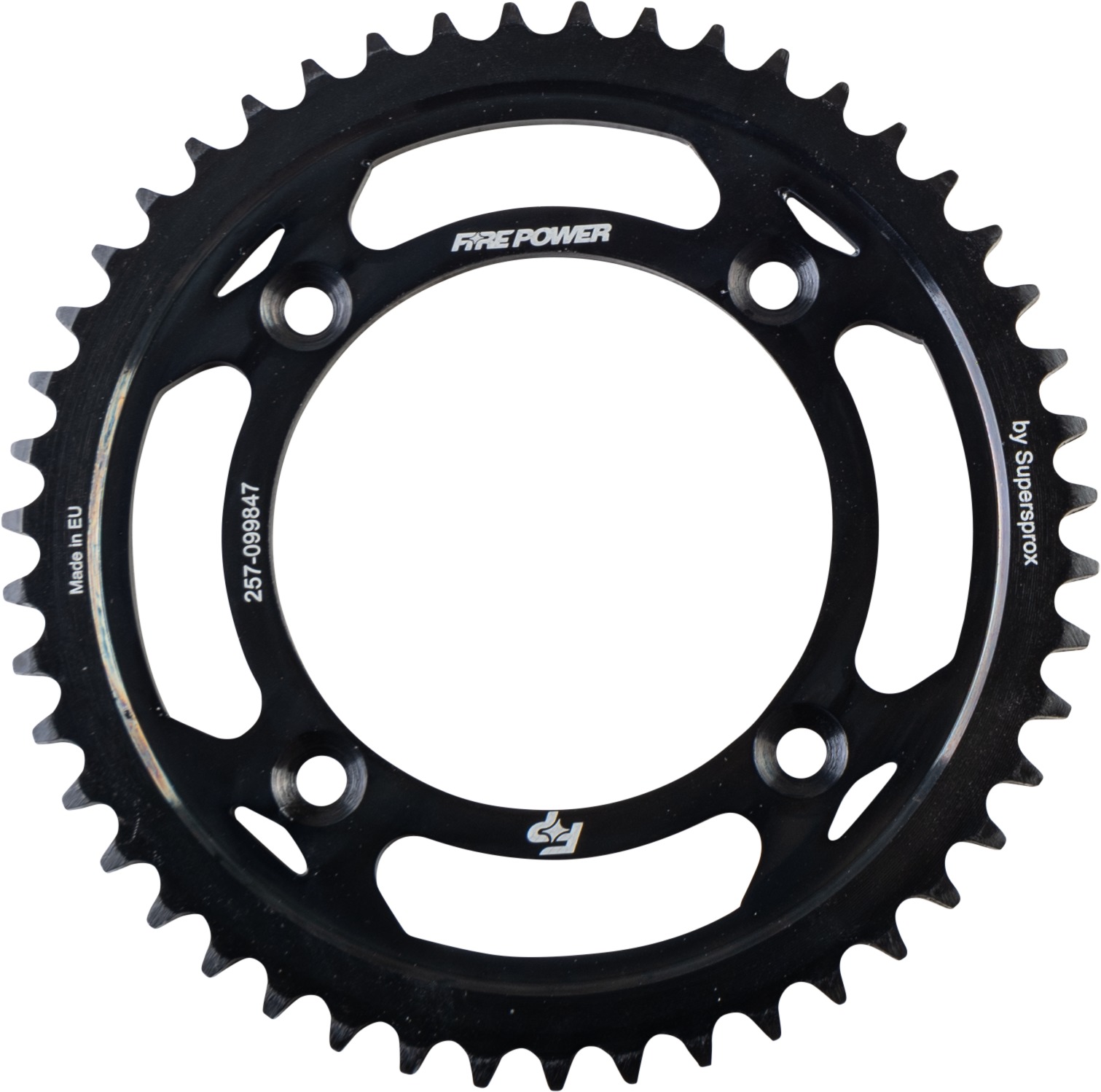 Fire Power Rear Steel Sprocket 47T Black For Suzuki RM80/RM85/RM85L - 47 tooth steel rear sprocket For Suzuki RM80/RM85/RM85L - Click Image to Close
