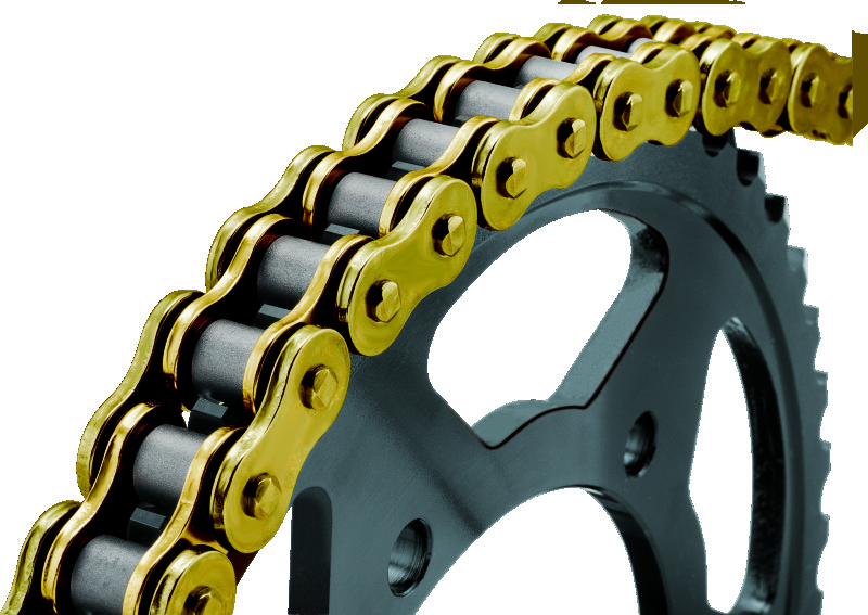 BikeMaster 520x120 BMZR Z-Ring Chain Gold Gold - High performance Z-Ring chain, 520x120, Gold/Gold - Click Image to Close