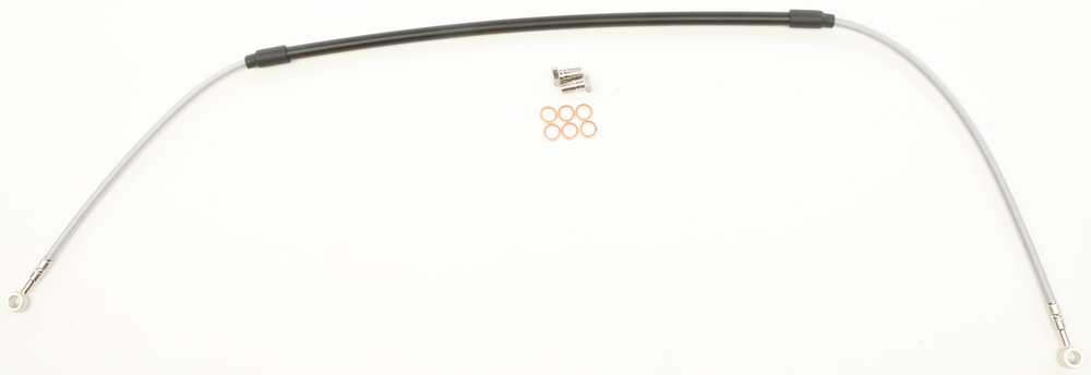 Stainless Steel Front Brake Line Kit - For 05-17 Kawasaki KX65 - Click Image to Close