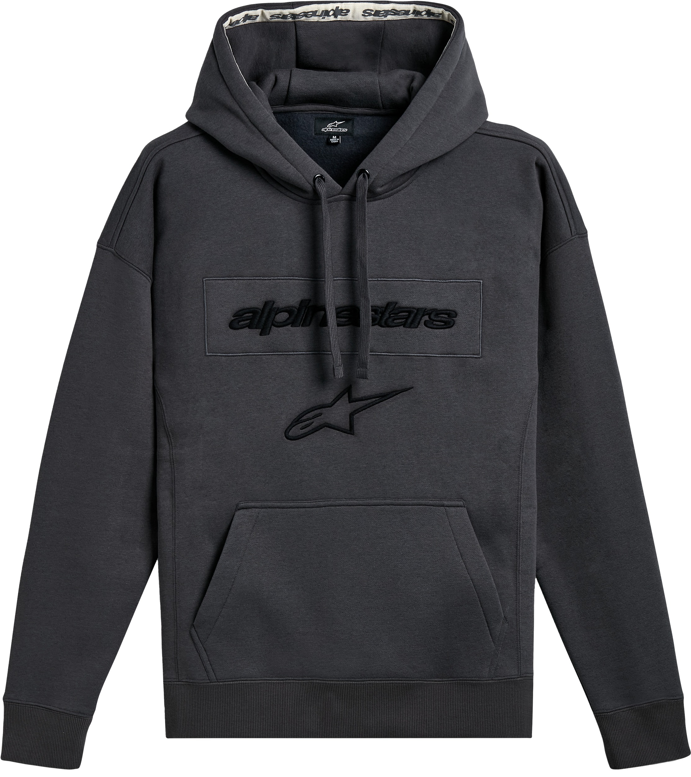 Alpinestars Exordium Hoodie Gunmetal 2X-Large Men's - Men's 2X-Large hoodie in gunmetal color - Click Image to Close