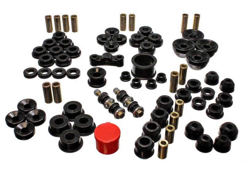 Energy Suspension Hyper-Flex Master Bushing Set Black Fits 90-93 Acura Integra - Click Image to Close