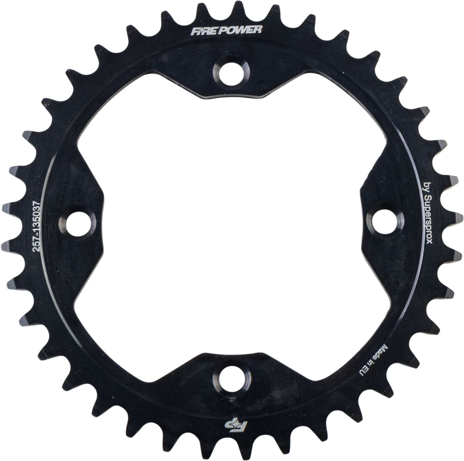 Fire Power Rear Steel Sprocket 37 Tooth Black For Honda TRX/ATC Models - 37T rear steel sprocket For Honda TRX, ATC models - Click Image to Close