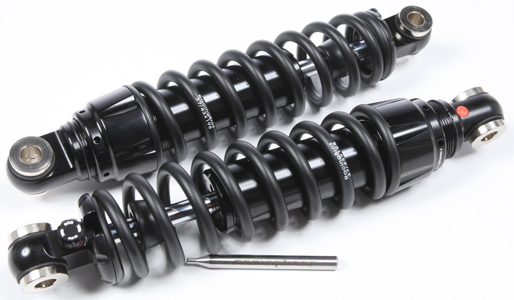 Bazooka Preload/Rebound Adjustable Shocks 13" STD - For 84-20 HD Touring - Click Image to Close