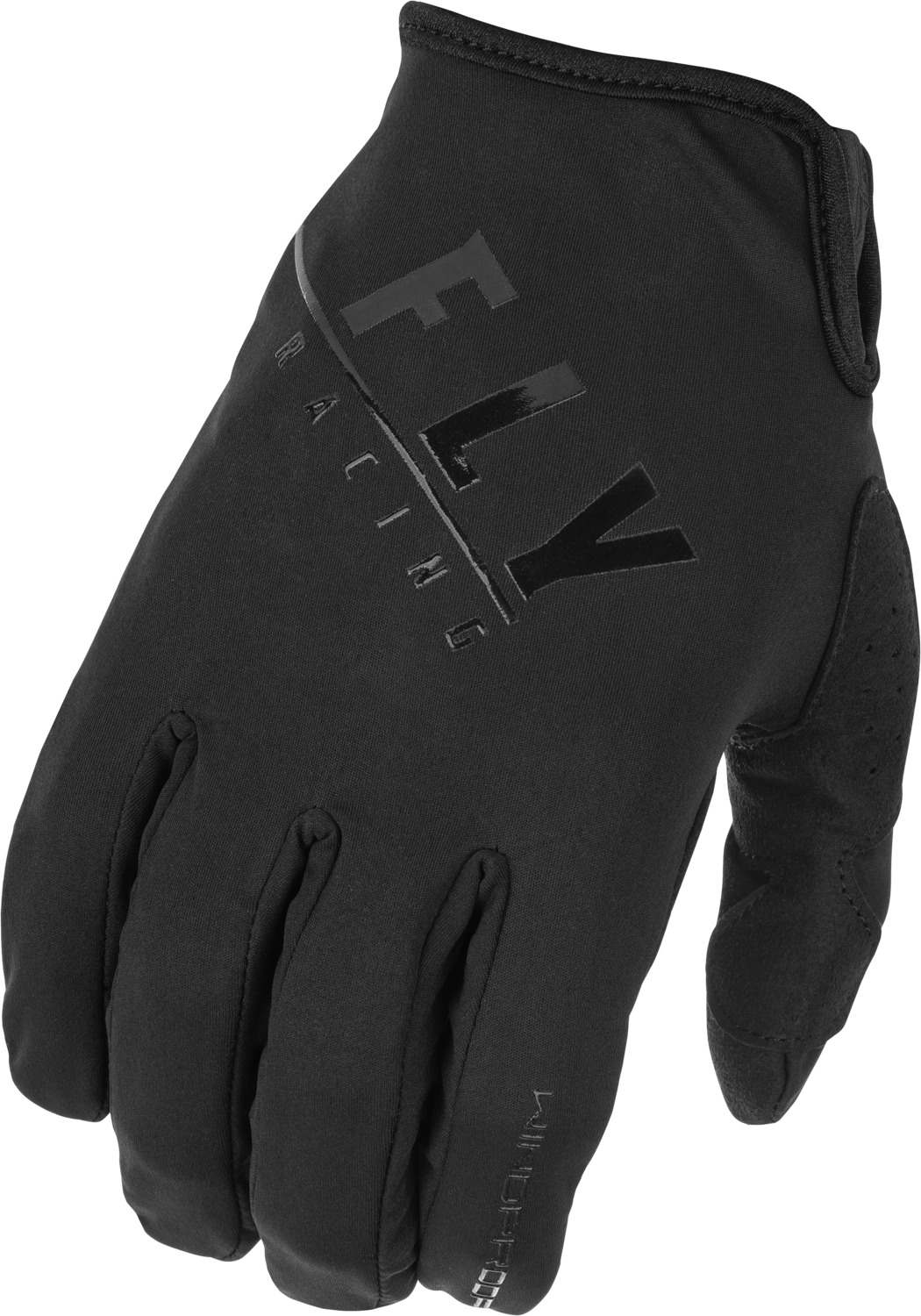 Fly Racing Windproof Gloves Black Size 8 - Windproof gloves for cooler weather - Click Image to Close